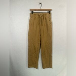 Refined canvas straight leg sweatpants